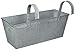 Esschert Design Old Zinc Rectangular Balcony Flower Planter
