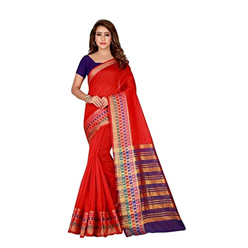 amazon red saree