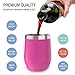 CHILLOUT LIFE 12 oz Stainless Steel Tumbler with Lid & Gift Box - Wine Tumbler Double Wall Vacuum Insulated Travel Tumbler Cup for Coffee, Wine, Cocktails, Ice Cream, Powder Coated Tumbler