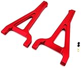 Atomik RC Alloy Front Upper Arm for 1:10 Traxxas E-Revo + Other Traxxas Models - Red