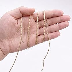 Jute String 328 Feet 1 mm 2 ply Durable Natural