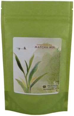 Puripan Loose Green Tea, Matcha Mix 70 g (2.5 oz.) Bag,