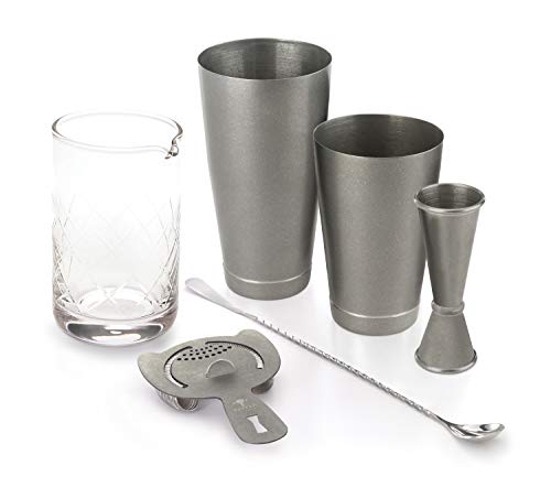 Barfly Essential Deluxe Cocktail-Set, Vintage-Stil