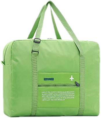 KEISHJD Travel Bags Waterproof Travel Bag Luggage Women Nylon Folding Bag Travel Handbags green