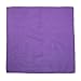 CTM® Cotton Solid Color Bandanas, Dark Purple