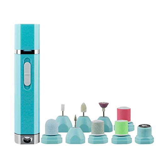 PILIBEIBEI Portable Electric Nail Drill Kit, Practical Portable Electric Nail Polisher Set Household Nail Polishing Tool As