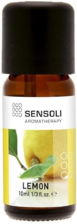 Sensoli Lemon Essential Oil 10ml 100% Pure Citrus Limon Amber Glass Dropper view 4