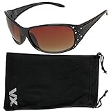 Vox Women's Sunglasses Designer Sport Fashion Rhinestones Eyewear UV400