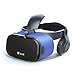 VeeR Oasis VR Headset, 3D Virtual Reality Goggles HD Blue Glass Lens, Ultra Light Body, Compatible 4-6.2 inches iOS/Android Smartphones, Stereo Headphones Eye Protection Mechanisms