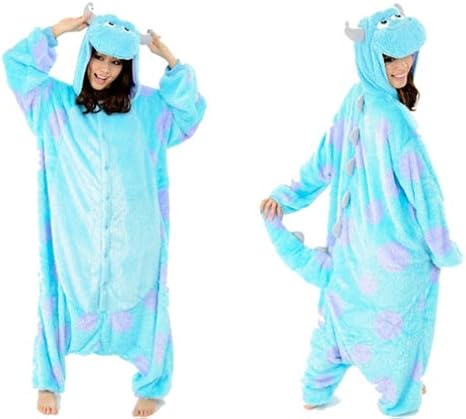 Amazon Co Jp モンスターズインク サリー の着ぐるみ きぐるみ フリース地 大人男女兼用フリー 服 ファッション小物
