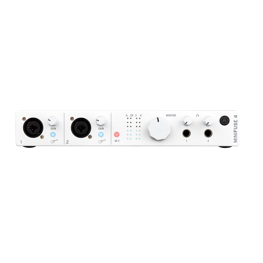 Arturia MiniFuse 4 White USB-Audio Interface - USB Interface