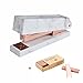 MultiBey Creative Rose Gold Metal Stapler Staples Marble White Cover Non-Slip Base Stationery Wholesale