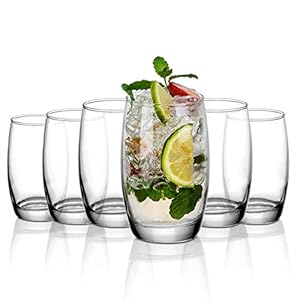 Amisglass-Highball-Glasses-Pack-of-6-Glassware-Tondo-with-Heavy-Base-Lead-Free-Water-Juice-Drinking-Glasses-39cl-Tableware-Glass-Perfect-for-Home-Restaurants-and-Parties Amisglass Highball Glasses Pack of 6, Glassware Tondo with Heavy Base, Lead-Free, Water Juice Drinking Glasses 40cl…