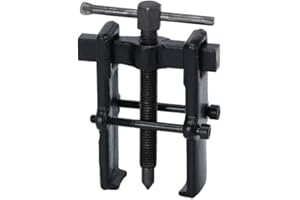 Hypertune Universal Two Jaw Pilot Bearing Gear Puller Bearing Gear Remover Tool Carbon Steel Adjustable Pump Pulley Remover Hand Tool Removal Kit Straight Type, 3''(38x65mm)