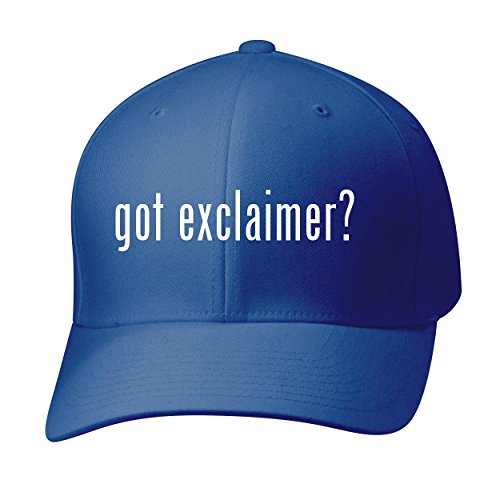 BH Cool Designs Got exclaimer? - Baseball Hat Cap Adult, Blue, Small/Medium