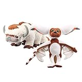 LevinArt 2 Pcs Avatar Last Airbender Appa & Momo Plush Toy Soft Stuffed Animals Cattle and Bat Doll Children Toys