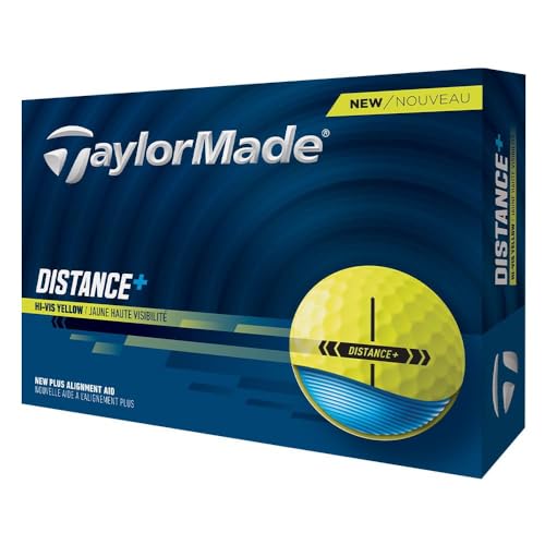 TaylorMade Golf 2025 Distance + Yellow One Dozen