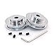 Witbot Aluminum gt2 Timing Pulley Bore 8mm Teeth 60 for 3D Printer GT2 Timing Belt (Pack of 2pcs)