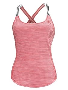 Image of adidas Women's Training Performer Tank Top, Real Coral, X-Large