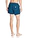 BOSS HUGO BOSS Men's Lobster 5 Inch Solid Swim Trunk, Navy/White, Large