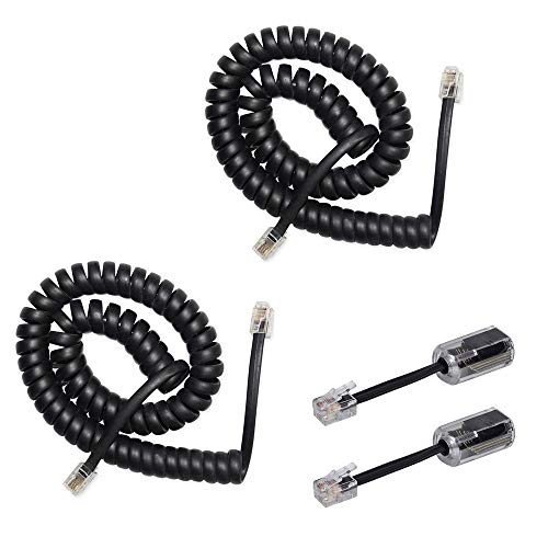 SENHAI Distruggi Cavo Girevole a 360 ° per Cavo Girevole Anti-groviglio e 2 pacchi da 10ft Uncoiled (1Ft Arrotolato…