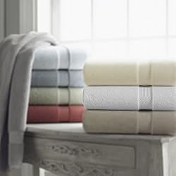 See Kassatex Monarch 18 Piece Towel Set: 6 Bath, 6 Hand, 6 Washcloth - 100% Turkish cotton - White Details