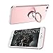 ICEYA Phone Ring Holder 360° Rotation Mirrior Phone Ring Stand Fit Well with Magnetic Phone Mount Holder Compatible with iPhone 8 Plus/XS Max and Other Smartphones (Rose Gold)