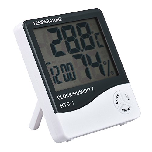 image for diymore HTC-1/2 LCD Thermometer Hygrometer Weather Temperature Humidit