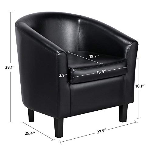 Yaheetech-Accent-Chair-Modern-Arm-Club-Chair-Faux-Leather-Tub-Barrel-Style-for-Living-Room-Bedroom-Reception-Room-Black