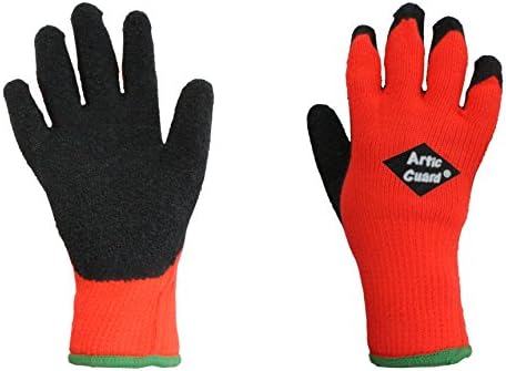 ARCTIC GUARD Cold Weather Grip Glove (Orange, Small)