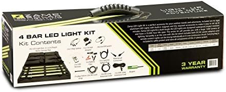 Zamp 4-Pack LED Light Bar Kit for Camping, Trailers, Boats, Trucks and More