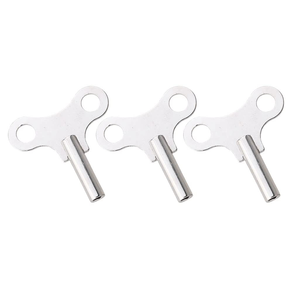 Gatuida Floor Clock Winding Keys 3pcs Steel Clock Keys and Scratch-Resistant for