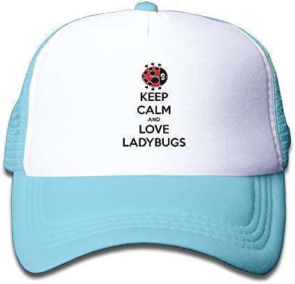 Ladybug Children's Grid CapBaby Cartoon Covers The Sun's HatSun Protection Sun Hats
