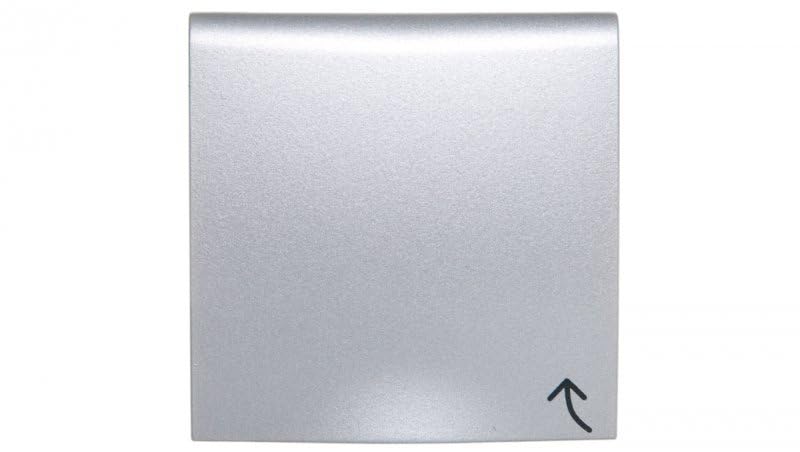 Hager Polo 4011334460091 Square/B.7 Front Plate Socket with Cover Aluminium 3965898994