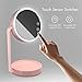 Tenergy Cordless LED Vanity Mirror Portable Multifunctional Lighted Makeup Mirror with Cosmetic Tray Battery Powered Desk Lamp