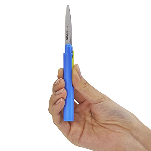 Plus Pen Style Compact Twiggy Scissors with Cover, White (34609) - Thumbnail 6