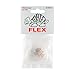 Dunlop Tortex Flex Triangle .50mm Red Guitar Pick-6 Pack, .50mm | White