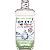 Biotene Moisturizing Oral Rinse, Mild Mint 16 Ounce (Packaging may vary)