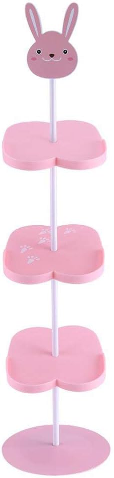 Amazon Ec Tool キッズ シューズラック 4足収納 子供用 スタンド式 動物 シューズボックス 下駄箱 可愛い 子供靴 収納 おしゃれ ピンク ウサギ シューズラック オンライン通販