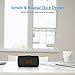VOTECOM Wi-Fi Camera Alarm Clock Wireless Full HD 1080P Motion Detection Activated Alarm App Real-time Video Remotely Monitoring for Home Security and Surveillance Nanny Cam