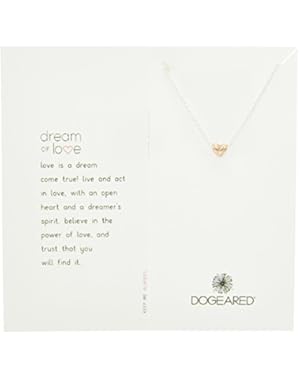 Rose Gold Dream of Love Sterling Silver Chain Necklace, 16.5