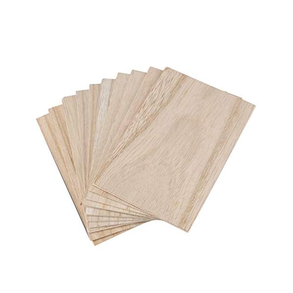 Rfvtgb 10 Stücke Balsaholz Bl？tter Holzplatte 150 x 100 x 2mm für Haus Schiff Handwerk Modell DIY