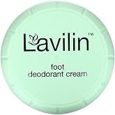 LAVILIN Foot Deodorant Cream - for Women and Men - Up to 7 Days Long-Lasting Foot Odor Control &ndash; No Aluminum, Alcohol, Paraben or Cruelty. Sensitive Skin foot deodorant,12.5 grams