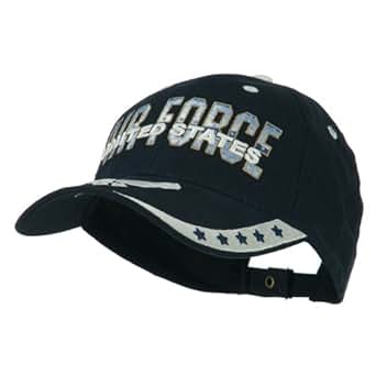 Eagle crest us air force extreme embroidery military cap  white osfm
