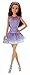 Barbie Fashionista Teresa Doll, Purple Lace Dress