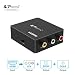 Portta HDMI to AV/CVBS Composite + Audio Toslink Spdif Coax Mini Converter v1.3 for TV PC PS4 Blue-Ray DVD Support 1080p primary