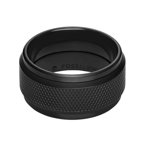 Fossil Men's Stainless Steel Band Rings