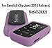 Silicone Skin Case Cover For SanDisk Clip Jam MP3 Player 2015 Release (Model SDMX26), Light Pink