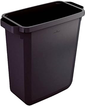 Durable Papierkörbe,Papierwannen und Zubehöre Abfallsammler DURABIN 60 - Recycled, Polypropylen, schwarz, 60 liters