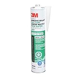 3M Marine Adhesive Sealant Fast Cure 4200 (06560) - Semi-Permanent Flexible Adhesive Sealant for Boats and RVs - White - 1/10 Gallon